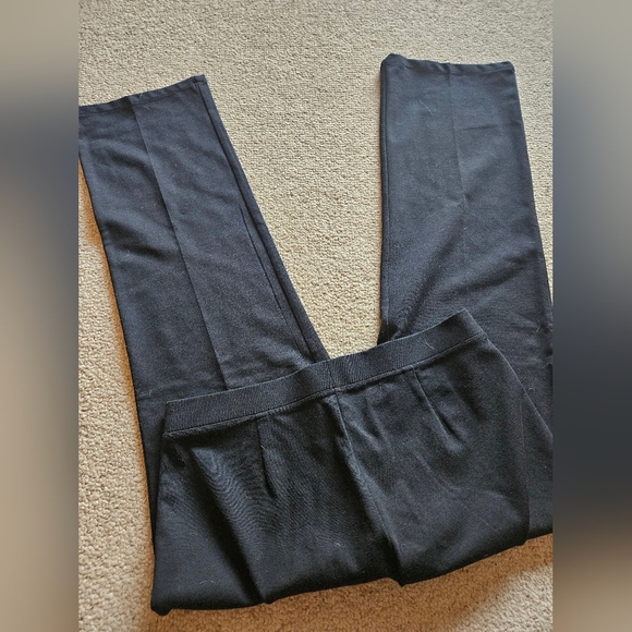 Eileen Fisher Washable Stretch Crape Pull On Stright Leg Medium - Picture 3 of 5